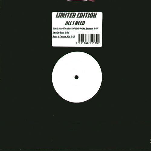 The Mackenzie : All I Need (Remixes) (12", Ltd, W/Lbl)