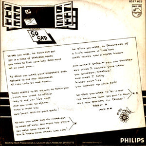 Margriet Markerink : So Sad / Iko (7", Single)