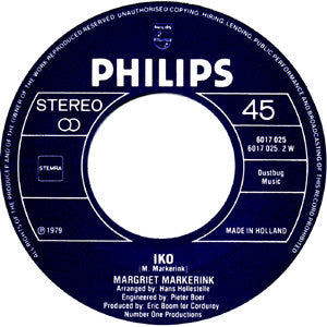 Margriet Markerink : So Sad / Iko (7", Single)