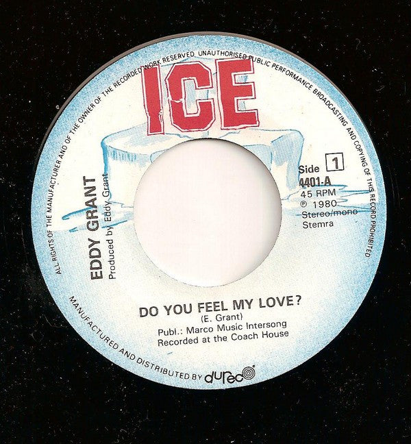 Eddy Grant : Do You Feel My Love (7", Single)