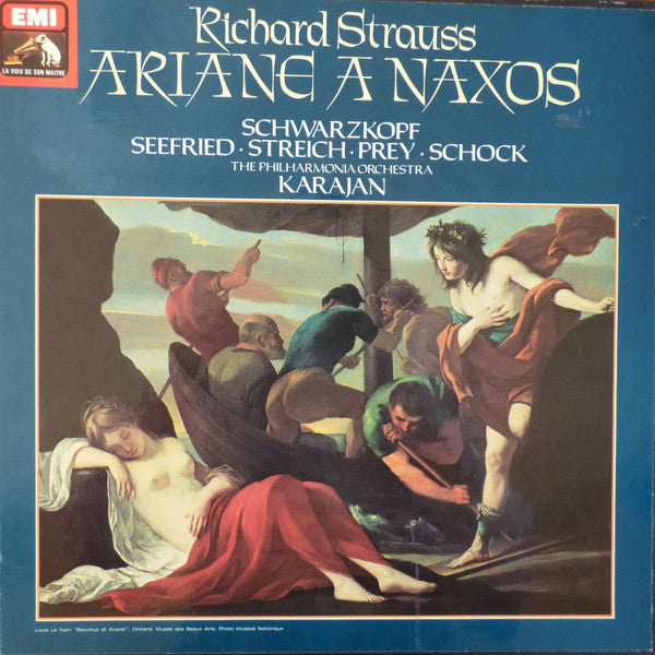 Richard Strauss - Elisabeth Schwarzkopf, Irmgard Seefried, Rita Streich, Hermann Prey, Rudolf Schock, Herbert Von Karajan, Philharmonia Orchestra : Ariane À Naxos (3xLP, Mono + Box)