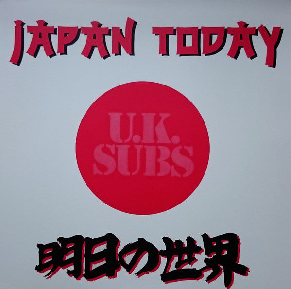 UK Subs : Japan Today (LP, Album, Ltd, RE, Red)