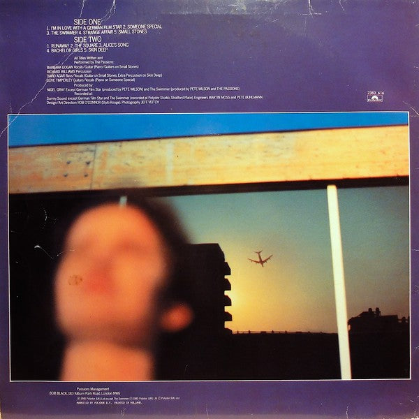 The Passions : Thirty Thousand Feet Over China (LP, Album)