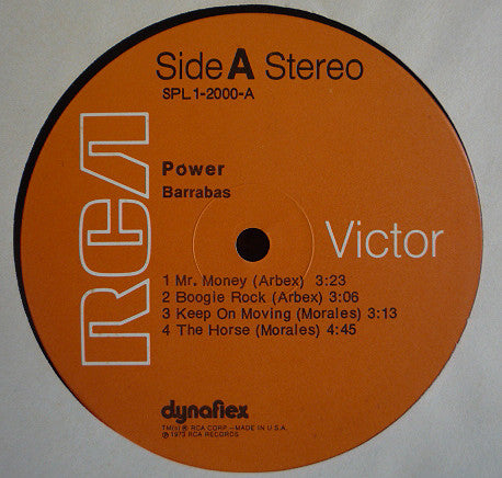 Barrabas : Power (LP, Album)