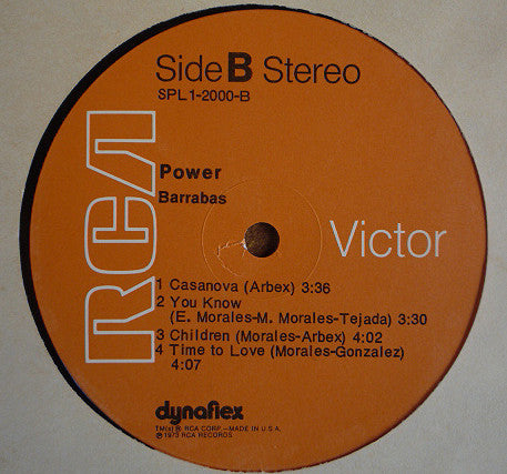 Barrabas : Power (LP, Album)