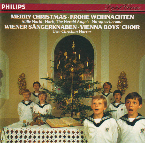 Die Wiener Sängerknaben, Uwe Christian Harrer : Merry Christmas - Frohe Weihnachten (CD, Album, RE)