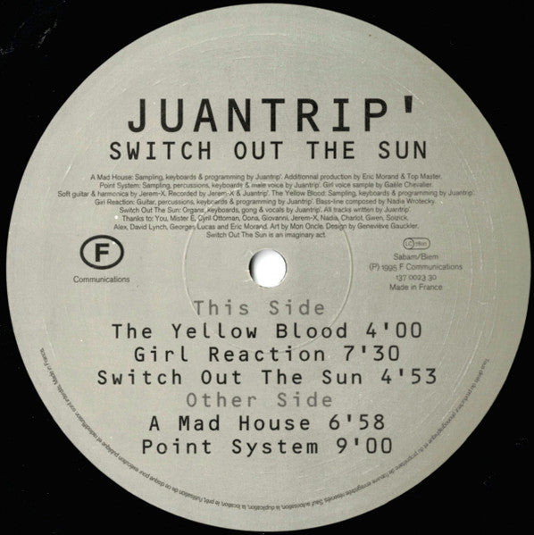 Juantrip' : Switch Out The Sun (12", EP)