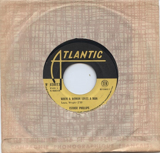 Esther Phillips : When A Woman Loves A Man / Ups And Downs (7", Single)