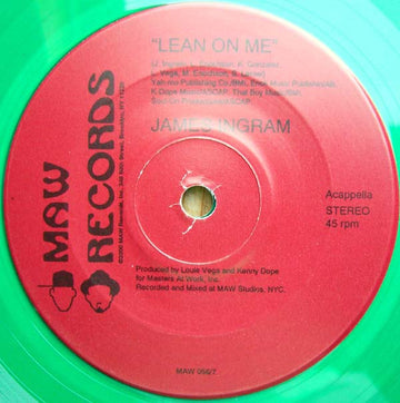 James Ingram : Lean On Me (7", Gre)