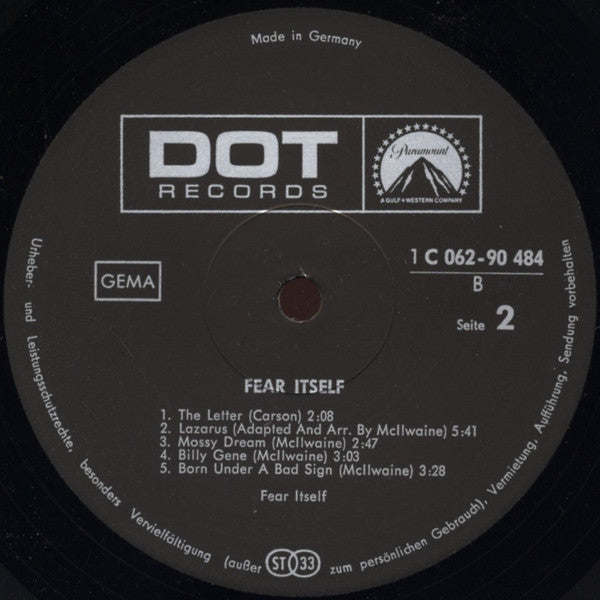 Fear Itself (2) : Fear Itself (LP, Album)