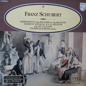 Franz Schubert, Ingrid Haebler : Impromptus Op. 90, D.899 Et Op. 142, D.935 - Moment Musical En Fa Mineur Op. 94 N°3, D.780 (LP)