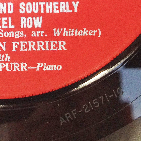 Kathleen Ferrier : Blow The Wind Southerly (7", Tri)