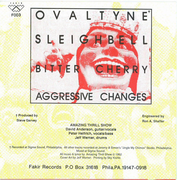 Amazing Thrill Show : Ovaltyne (7", EP, Single)