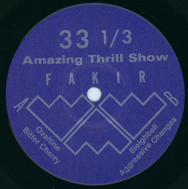 Amazing Thrill Show : Ovaltyne (7", EP, Single)