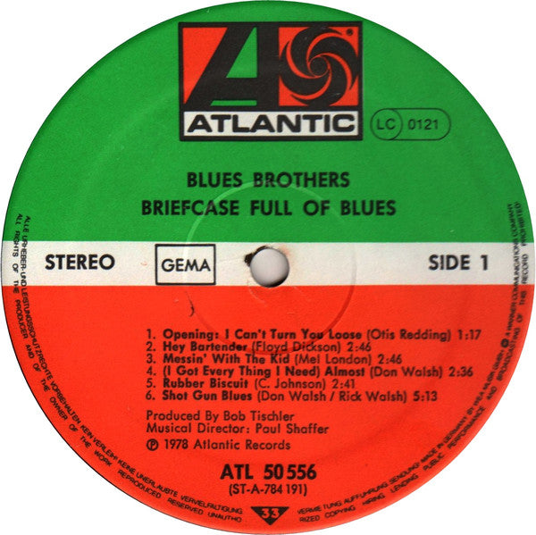 The Blues Brothers : Briefcase Full Of Blues (LP, Album)