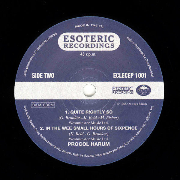 Procol Harum : Homburg (7", EP, RSD, Mono, Ltd, RM)