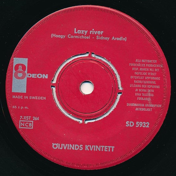 Öijwinds : Fröken Johansson Och Jag / Lazy River (7", Single)