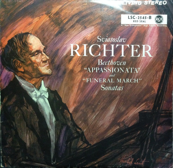 Sviatoslav Richter, Ludwig van Beethoven : Appassionata And Funeral March Sonatas (LP)