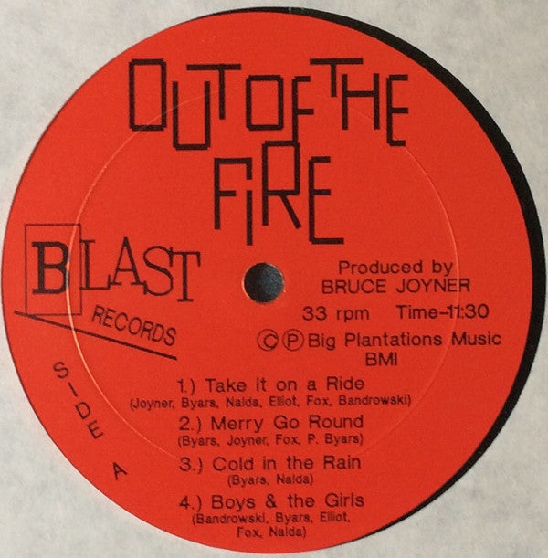 Out Of The Fire : Into The Frying Pan (LP, Album)