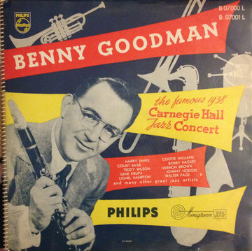 Benny Goodman : The Famous 1938 Carnegie Hall Jazz Concert (2xLP, Album, Red)