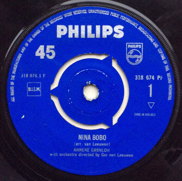 Anneke Grönloh : Nina Bobo / O,o,o, Papa Dja (7", Single)