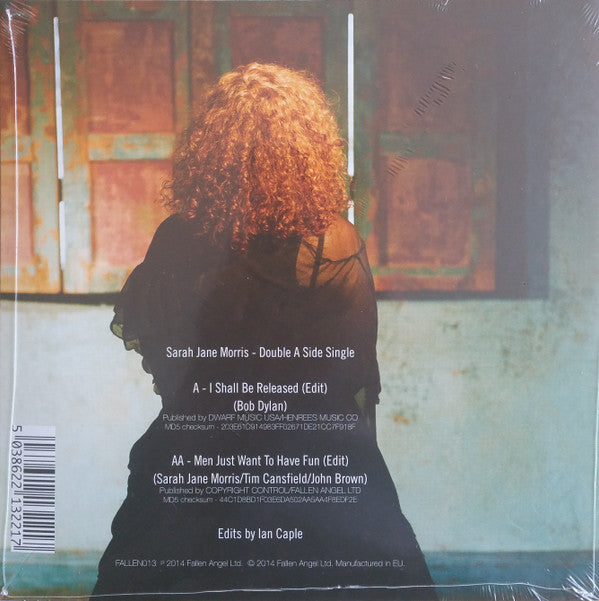 Sarah Jane Morris : I Shall Be Released / Men Just Want To Have Fun (7", Ltd, Red)