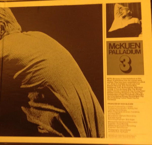 Rod McKuen With The Stanyan Strings : Rod McKuen Live In London! (2xLP, Album)