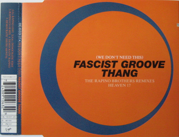 Heaven 17 : (We Don't Need This) Fascist Groove Thang (The Rapino Brothers Remixes) (CD, Single)