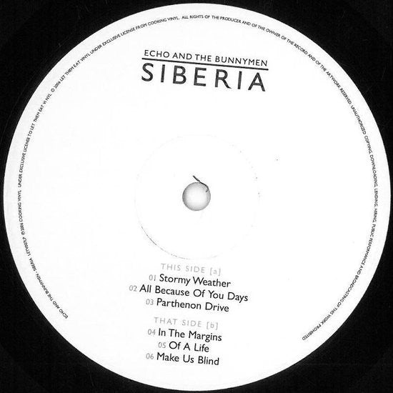 Echo And The Bunnymen* : Siberia (2xLP, Album)