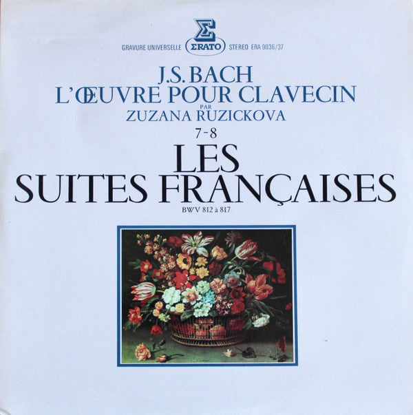 Johann Sebastian Bach, Zuzana Růžičková : L'Oeuvre Pour Clavecin 7-8 :  Les Suites Françaises (2xLP, Album, gat)