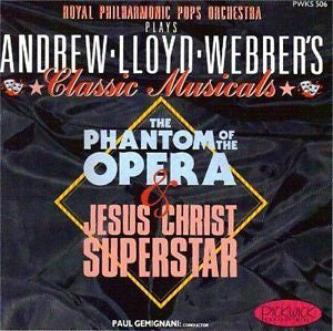 Royal Philharmonic Pops Orchestra Plays Andrew Lloyd Webber : The Phantom Of The Opera & Jesus Christ Superstar (CD, Comp, Blu)