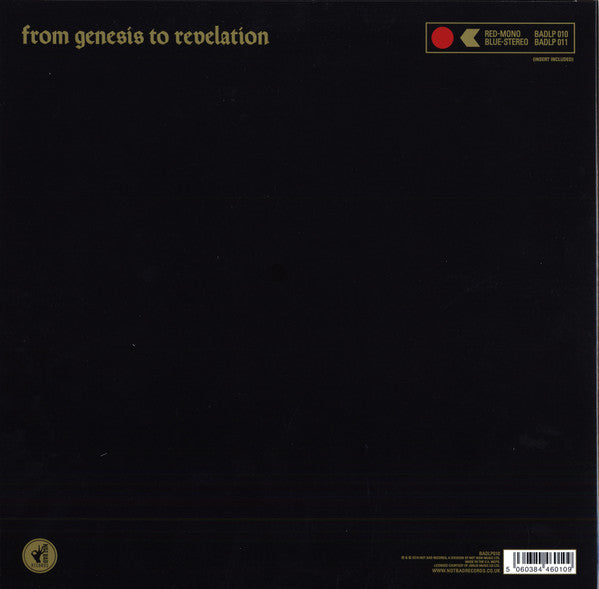 Genesis : From Genesis To Revelation (LP, Album, Mono, Dlx, RE + LP, Album, Dlx, RE + LP)