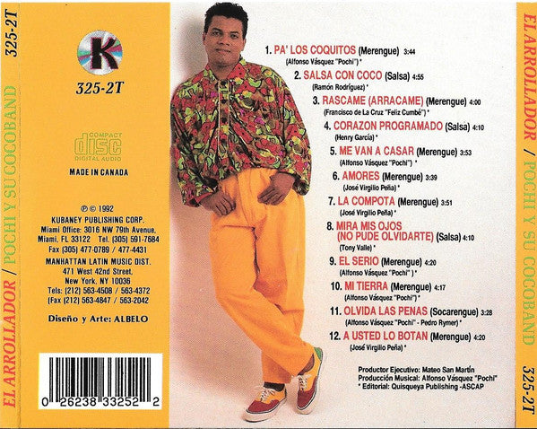 Pochi Y Su Cocoband : El Arrollador (CD, Album)