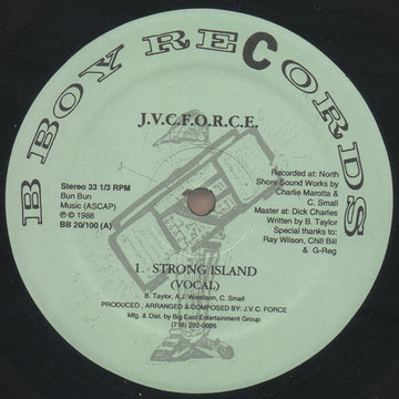 J.V.C. F.O.R.C.E. : Strong Island (12", RP)