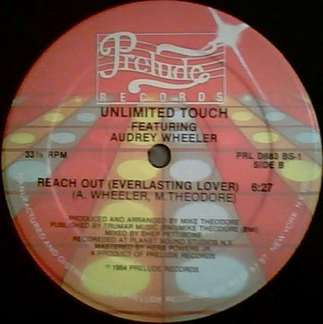 Unlimited Touch Featuring Audrey Wheeler : Reach Out (Everlasting Lover) (12")