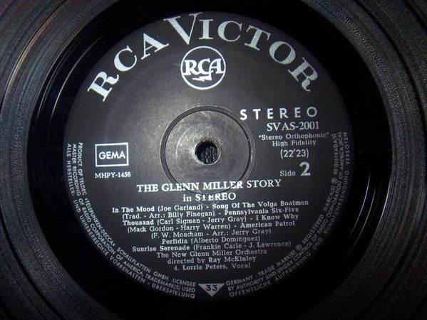 The New Glenn Miller Orchestra : The Glenn Miller Story In Stereo (LP, Comp)
