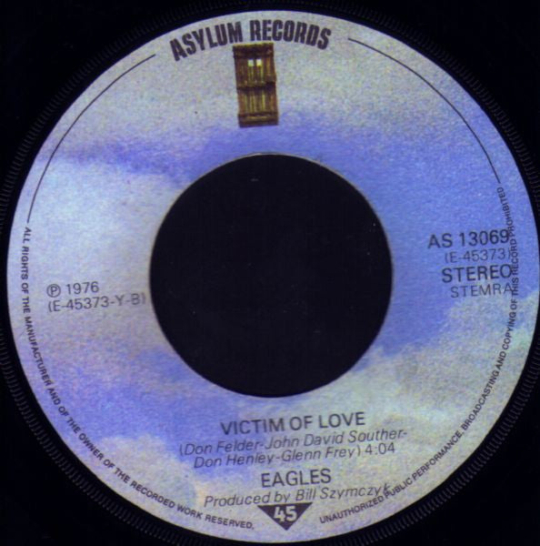 Eagles : New Kid In Town (7", Single)