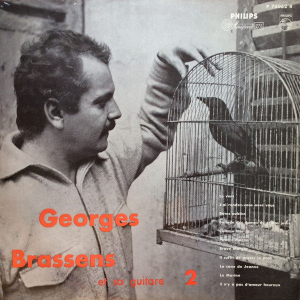 Georges Brassens : No. 2 (10", Album, Mono)