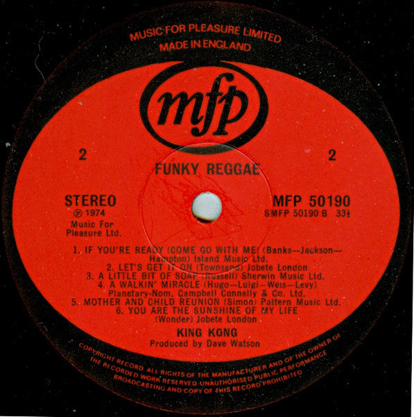 King Kong (4) : Funky Reggae (LP)