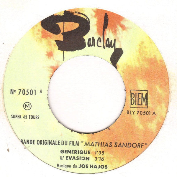 Joe Hajos :  Mathias Sandorf (7", EP)
