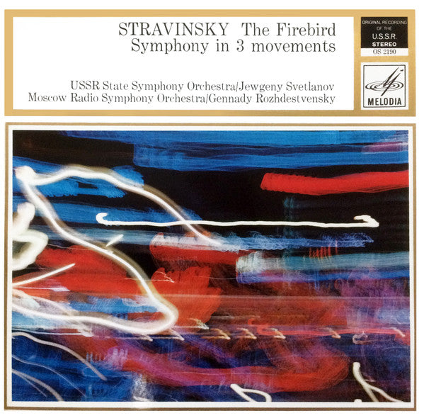 Igor Stravinsky : The Firebird / Symphony In 3 Movements (LP, Album)