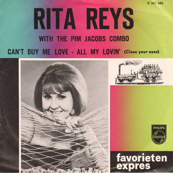 Rita Reys With The Pim Jacobs Combo : Can't Buy Me Love / All My Lovin' (Close Your Eyes) (7", Single)