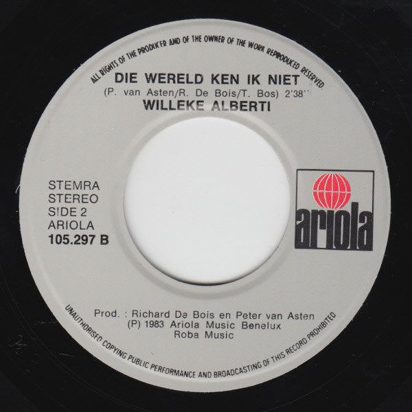 Willy En Willeke* : Lachen, Beetje Huilen (7", Single)