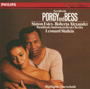 George Gershwin, Simon Estes, Roberta Alexander, Rundfunkchor Berlin, Rundfunk-Sinfonieorchester Berlin, Leonard Slatkin : Porgy And Bess (Highlights) (CD, Album, Pol)