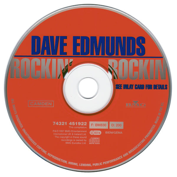 Dave Edmunds : Rockin' (CD, Comp)