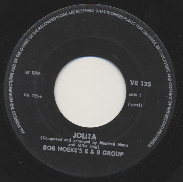 The Rob Hoeke Rhythm & Blues Group : Jolita (7", Single)
