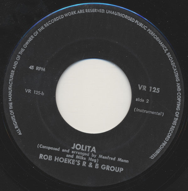 The Rob Hoeke Rhythm & Blues Group : Jolita (7", Single)