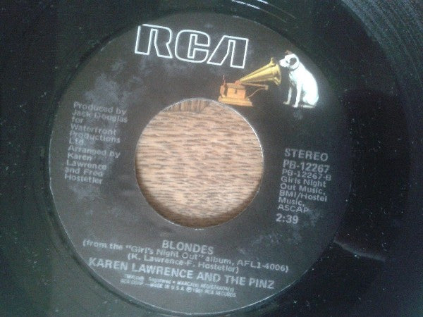 Karen Lawrence And The Pinz : Girls Night Out (7", Single)