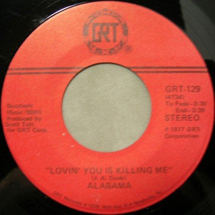 Alabama : I Wanna Be With You Tonight (7", Single)