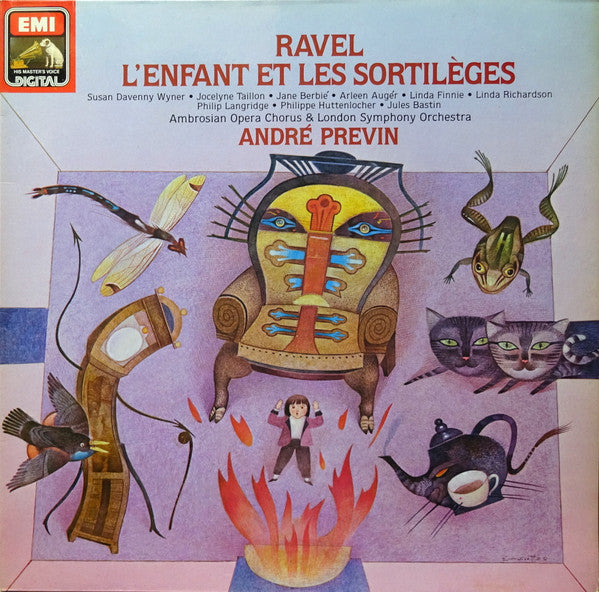 Maurice Ravel, André Previn : L'Enfant Et Les Sortilèges (LP, Album, Gat)